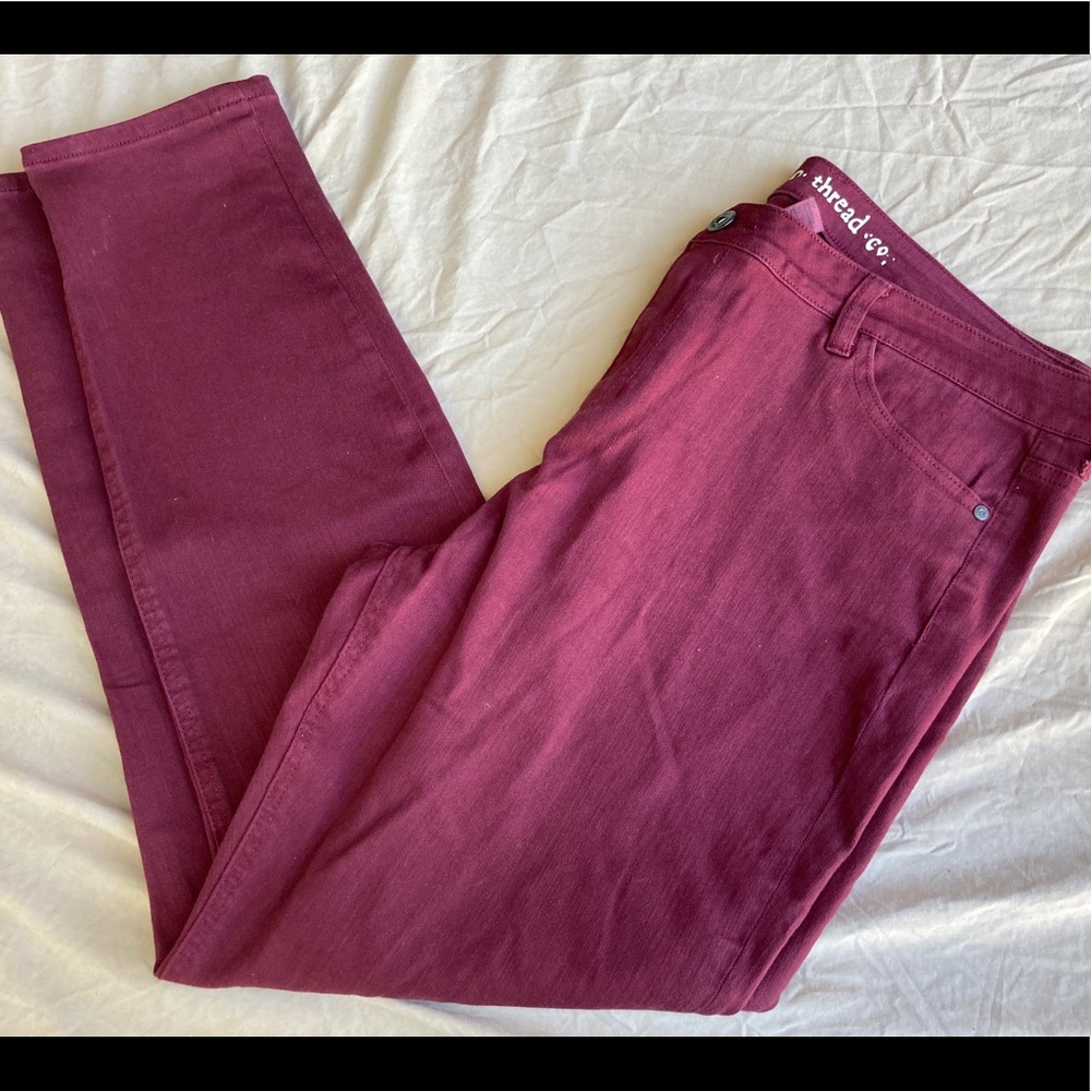Indigo Thread skinny pants